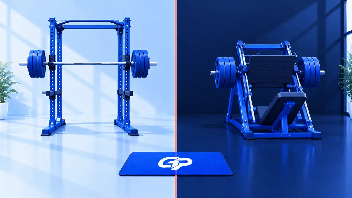 Squat ou presse à cuisses : lequel choisir ?