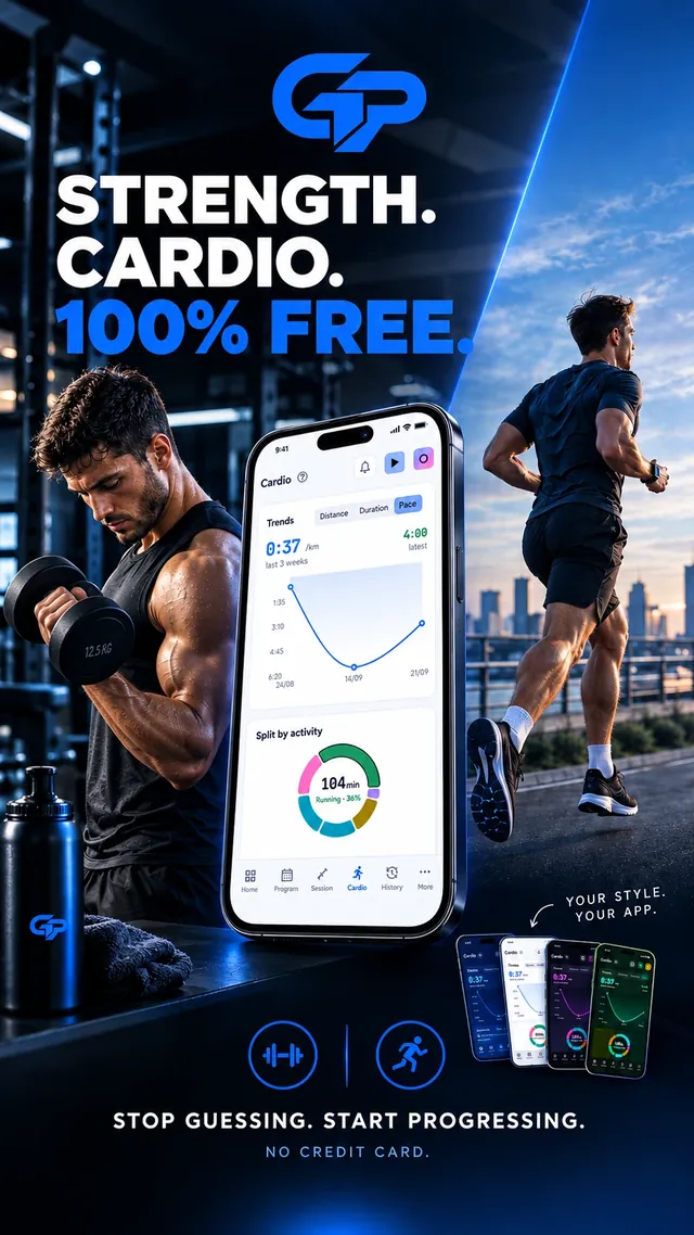 Log your cardio and your lifting in one place